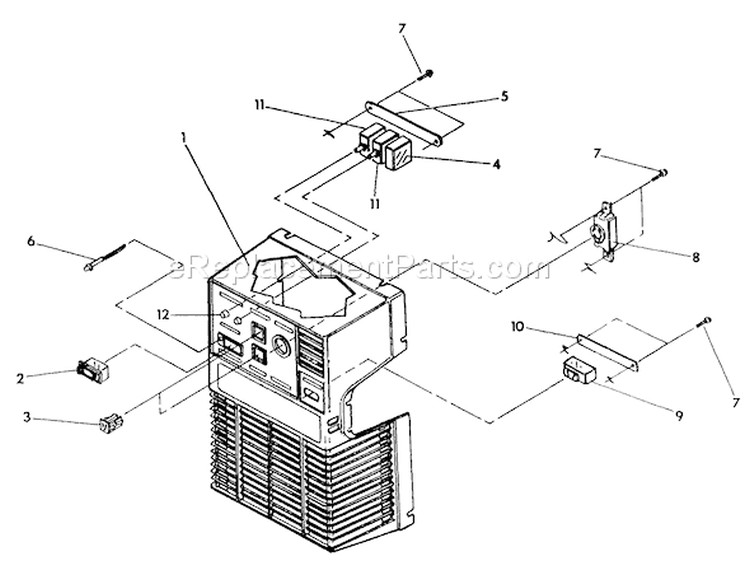 Page A Diagram and Parts List for 0811-0  Briggs and Stratton Generator